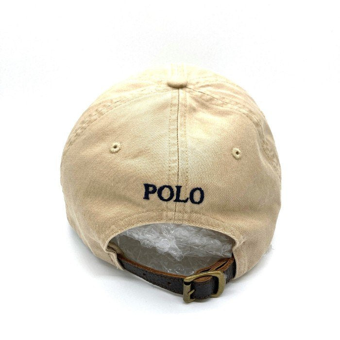 Ralph Lauren ラルフローレン ポロ 刺繍 6パネルキャップ ベージュ 瑞穂店