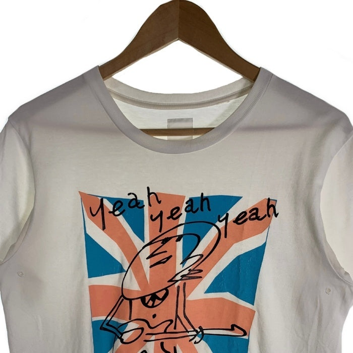 NUMBER(N)INE ナンバーナイン ユニオンジャック プリントTシャツ ビートルズ ホワイト オレンジ Size 2 福生店
