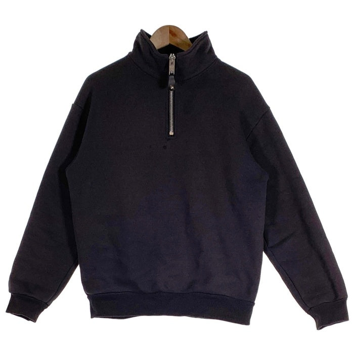 Schott ショット HEAVY WEIGHT HALF ZIP SWEAT ヘビーウェイト ハーフジップ スウェット ブラック Size L 福生店