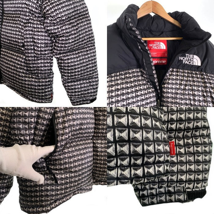 SUPREME シュプリーム 21SS THE NORTH FACE ノースフェイス Studded Nuptse Jacket スタッズ ヌプシ ダウンジャケット ブラック NF0A5IQW Size L 福生店