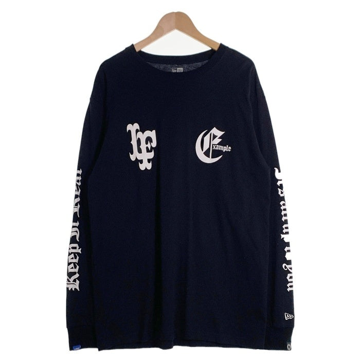 EXAMPLE エグザンプル NEW ERA ニューエラ Lafayette ラファイエット IT’S ALL ABOUT TO YOU L/S TEE 長袖 Tシャツ ロンT ブラック Size XXL 福生店