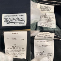 WACKO MARIA ワコマリア 23SS TWO-TONE 50's SHIRT ツートーン 50's 半袖 シャツ ブラック ホワイト Size M 福生店