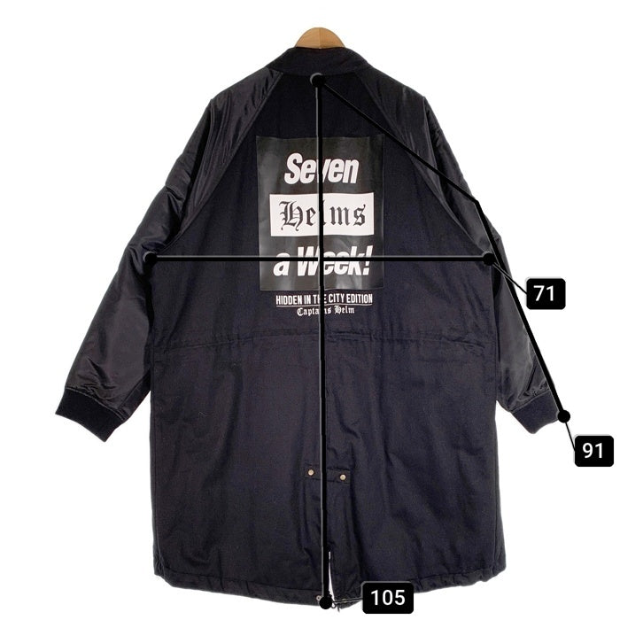 CAPTAINS HELM キャプテンズヘルム SEVEN A WEEK FISH TAIL MIL JKT セブンアウィーク フィッシュテール ミル ジャケット ブラック CH24-AW-J05 Size L 福生店