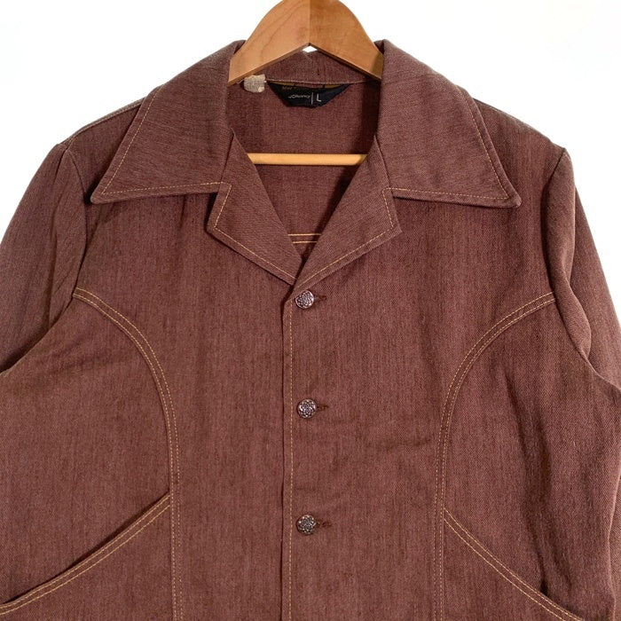 70's J.C.Penney ジェイシーペニー デニムジャケット ボルドー Size L 福生店