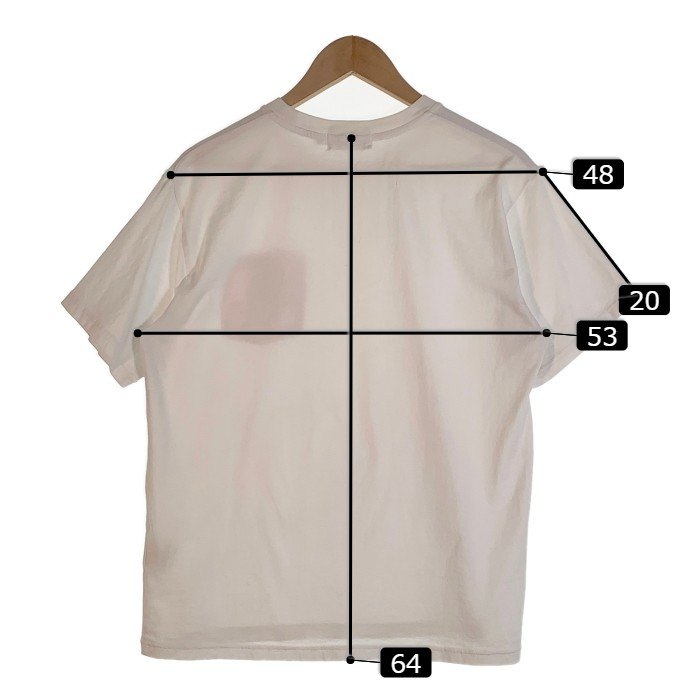 A BATHING APE アベイシングエイプ Camo Pocket Tee カモポケットTシャツ ホワイト 001CSH801012M Size  L 福生店