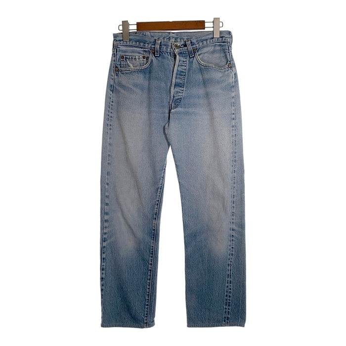 80's~ Levi's リーバイス 501 RED LINE テーパードデニムパンツ ジーンズ ライトブルー 赤耳 524 Size w78cm 福生店