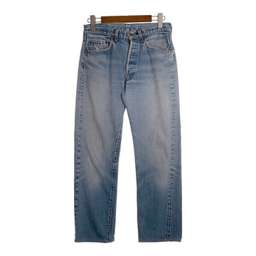 80's~ Levi's リーバイス 501 RED LINE テーパードデニムパンツ ジーンズ ライトブルー 赤耳 524 Size w78cm 福生店