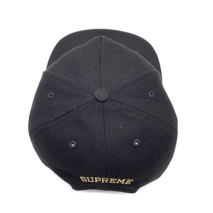 SUPREME シュプリーム 18AW Global 5-Panel グローバル 5パネルキャップ ブラック 刺繡 福生店