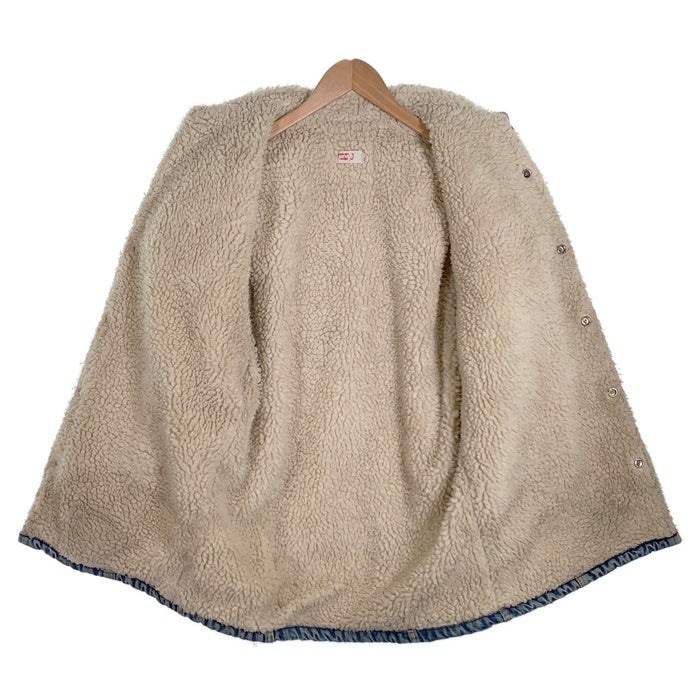 70’s Levi's リーバイス ランチコート デニム ボア スナップボタン ライトブルー Size L 福生店