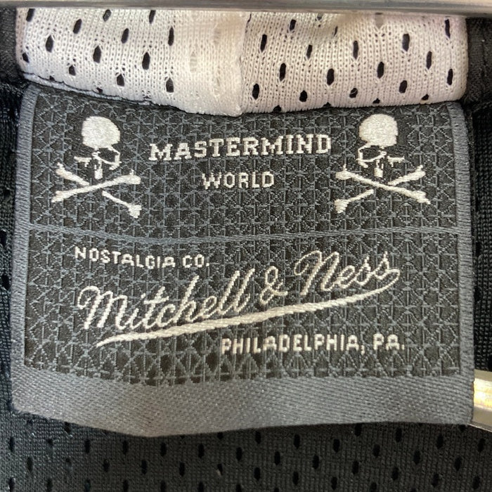 mastermind JAPAN マスターマインドジャパン OJZP7531-CLBYYPPPBLCK WORLD mitchell&ness LIGHTWEIGHT ANORAK COLLAB ライトウェイト アノラック パーカー ブラック sizeXL 瑞穂店