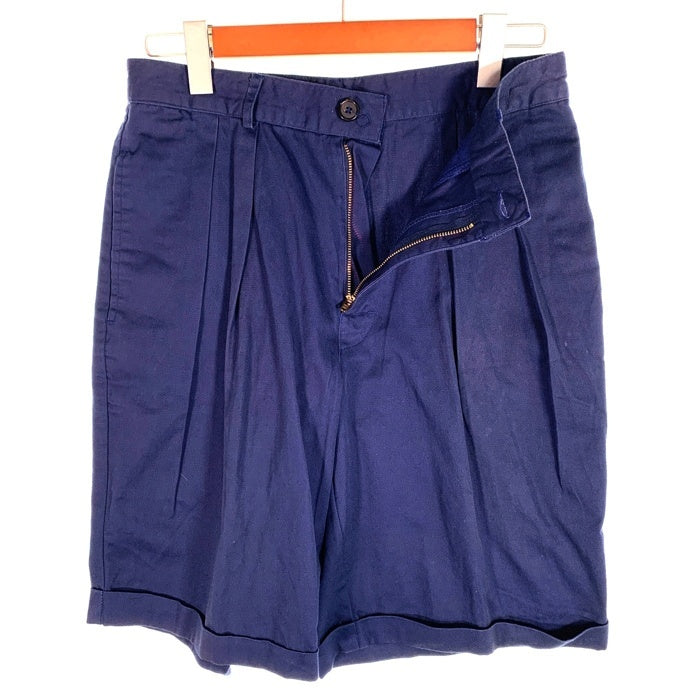 80-90's STUSSY ステューシー 2タック チノ ショーツ ショートパンツ ネイビー 黒タグ Size 32 福生店