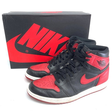 NIKE ナイキ AIR JORDAN 1 RETRO HIGH OG エアジョーダン1レトロハイ BRED ブレッド 2016 555088-001スニーカー ブラック×レッド size 28.5cm 瑞穂店
