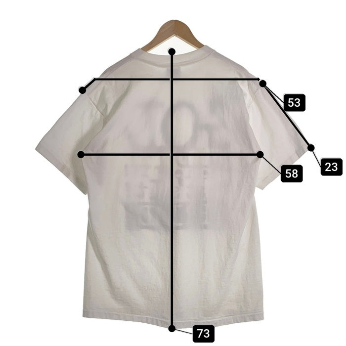 90`s クリスチャン グラフィック 半袖 Tシャツ ホワイト USA製 Size XL 福生店