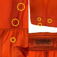 UNIVERSAL OVERALL ユニバーサルオーバーオール サイドライントラックパンツ オレンジ Size L 相当 福生店