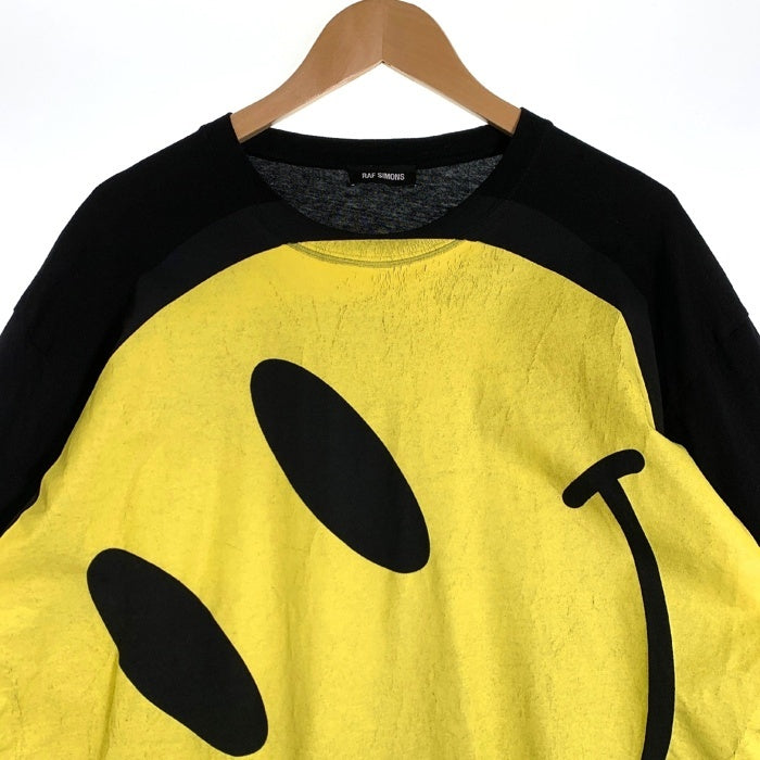 RAF SIMONS ラフシモンズ 20SS Smiley T-shirt スマイリー プリントTシャツ ブラック 201-124 19001-00099 Size M 福生店