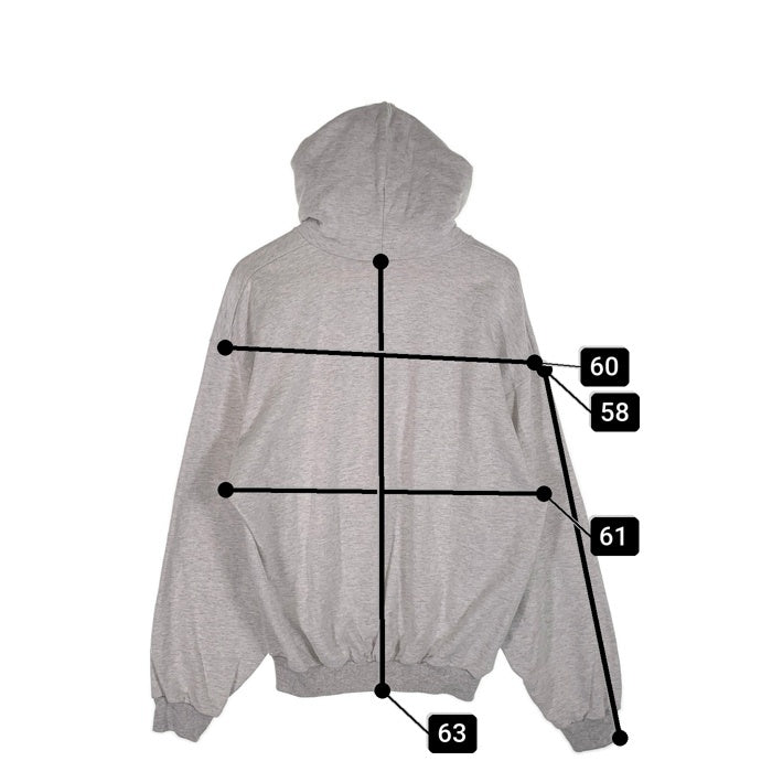 YEEZY イージー Gosha ゴーシャラブチンスキー Black Dogs Hoodie プルオーバースウェットパーカー オートミール 薄手 Size 1 福生店
