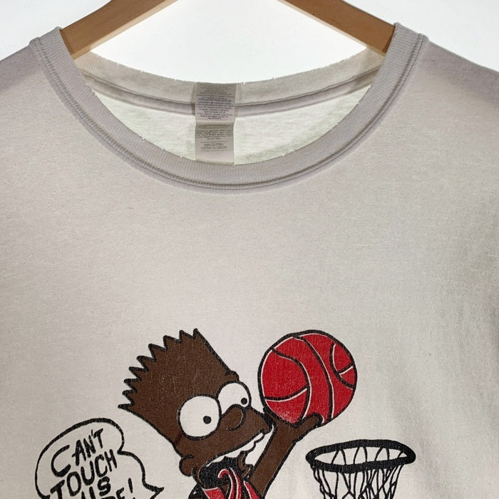 Air Bart "Can't Touch This" T-Shirt シンプソンズ バート エアバート 半袖 Tシャツ ホワイト Size XL 福生店
