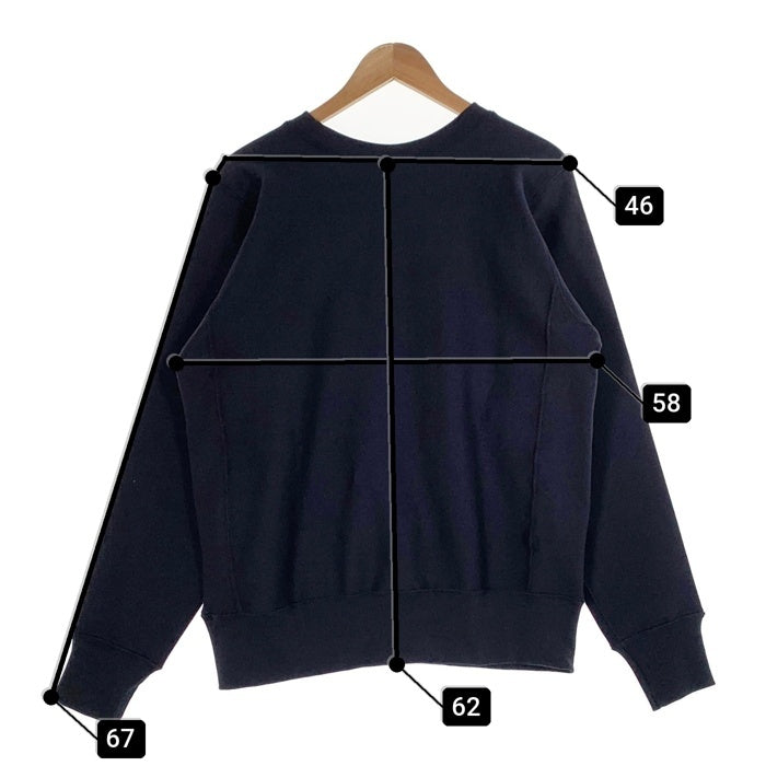 Champion チャンピオン SNOOPY スヌーピープリント リバースウィーブ クルーネックスウェットトレーナー ネイビー C5-A008 Size L 福生店