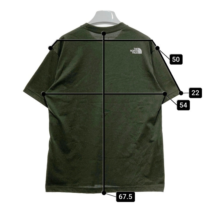 THE NORTH FACE ノースフェイス ロゴプリントTシャツ NT32448 グリーン sizeL 瑞穂店
