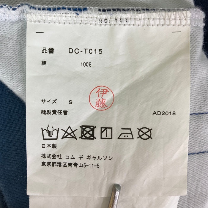 COMME des GARCONS HOMME DEUX コムデギャルソンオムドゥ DC-T015 AD2018 パッチワーク Tシャツ ホワイト sizeS 瑞穂店