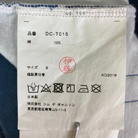 COMME des GARCONS HOMME DEUX コムデギャルソンオムドゥ DC-T015 AD2018 パッチワーク Tシャツ ホワイト sizeS 瑞穂店