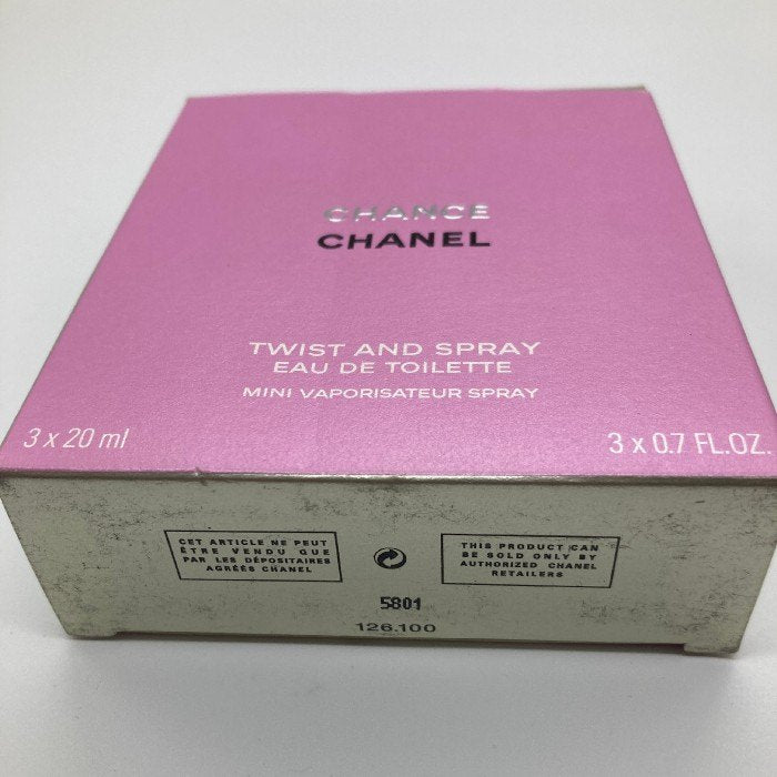 CHANEL シャネル 香水 チャンス　ツィスト＆スプレイ（オードゥ トワレット）3x20 ml 瑞穂店
