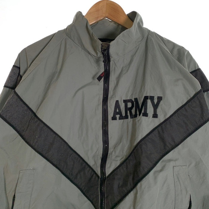 00's U.S.ARMY 米軍 IPFU JACKET ナイロン トレーニングジャケット ミリタリー グレー 8415-01-465-4820 04年会計 Size S-S 福生店