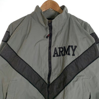 00's U.S.ARMY 米軍 IPFU JACKET ナイロン トレーニングジャケット ミリタリー グレー 8415-01-465-4820 04年会計 Size S-S 福生店
