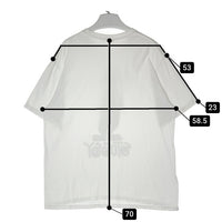 STUSSY ステューシー シャドーマン 千鳥柄 ビッグプリント Tシャツ ホワイト sizeL 瑞穂店