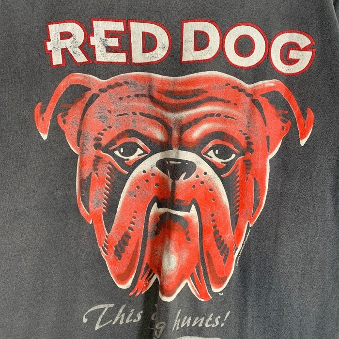 90's RED DOG レッドドッグ プリントTシャツ フェードブラック USA製 TENNESSEE RIVER GOLD Size XL 福生店