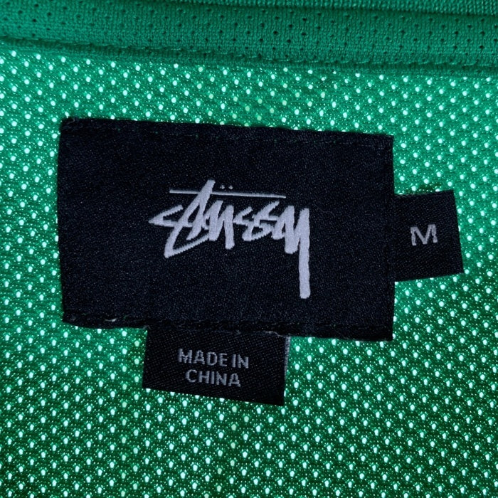 STUSSY ステューシー メッシュ ロンT 長袖 Tシャツ イエロー グリーン Size M 福生店