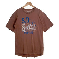 Maison Martin Margiela メゾンマルタンマルジェラ 13SS プリント ドッキングTシャツ ブラウン S30GC0410 Size F 福生店