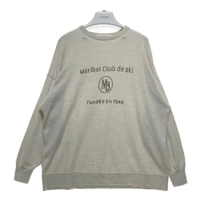 framework フレームワーク ロゴニット ライトグレー 瑞穂店