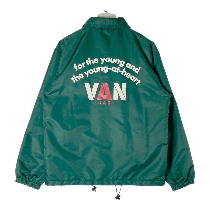 VAN ヴァン アーチロゴ コーチジャケット グリーン sizeM 瑞穂店
