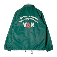 VAN ヴァン アーチロゴ コーチジャケット グリーン sizeM 瑞穂店