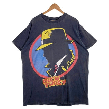 90's Dick Tracy ディック・トレイシー プリントTシャツ ブラック Disney Size 2XL 福生店