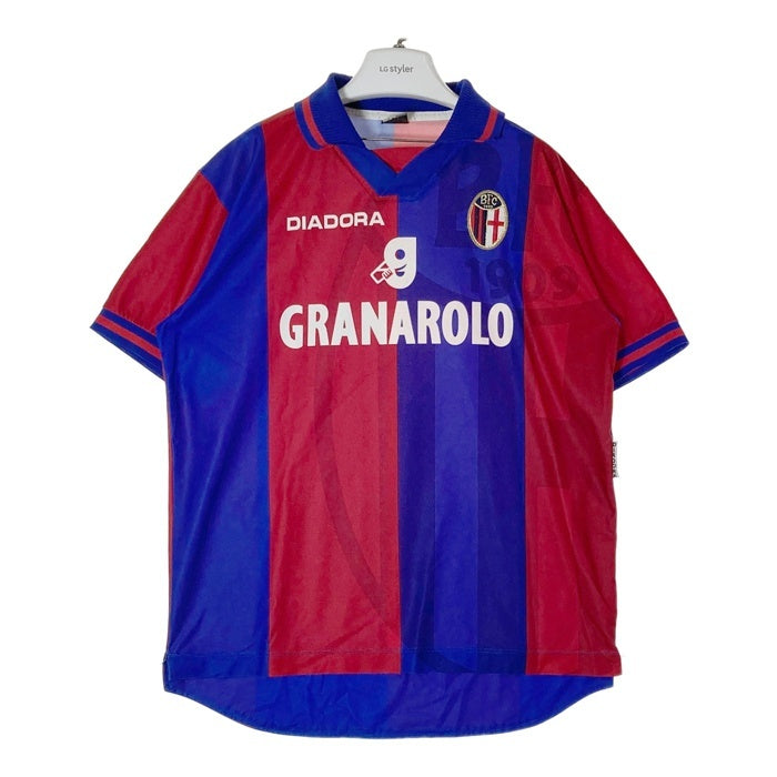 DIADORA ディアドラ Borogna FC ボローニャFC 97-98 ホーム ユニフォーム ブルー size- 瑞穂店