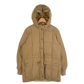 70's Eddie Bauer エディーバウアー KARAKORAM HOODED DOWN JACKET カラコラム ダウンジャケット ベージュ レディース Size L 相当 福生店