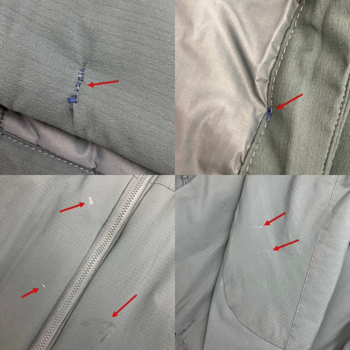 ARC'TERYX アークテリクス 14648-120820-06/19 Atom AR アトム AR フーディ ネイビー sizeS ※シミ、右正面下にお直しあり 瑞穂店