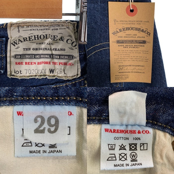 WAREHOUSE ウエアハウス 70201XX シンチバック デニムパンツ ジーンズ インディゴ Size 29 福生店