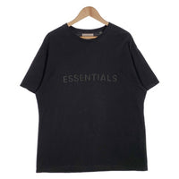 ESSENTIALS エッセンシャルズ フロントラバープリント Tシャツ ブラック Size S 福生店