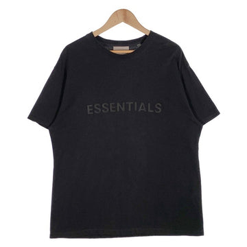 ESSENTIALS エッセンシャルズ フロントラバープリント Tシャツ ブラック Size S 福生店