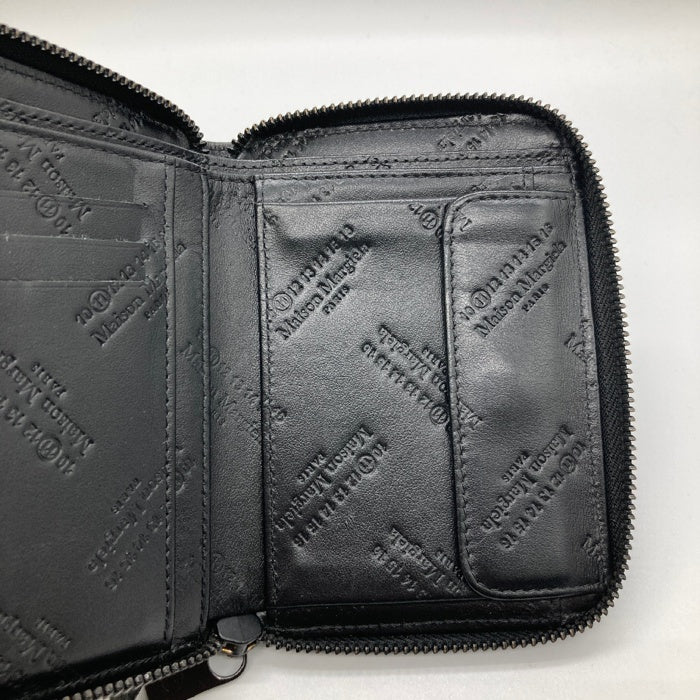 Maison Margiela メゾンマルジェラ S55UI0191 STEREOTYPE ZIP-AROUND WALLET SMALL ブラック 二つ折り財布 瑞穂店