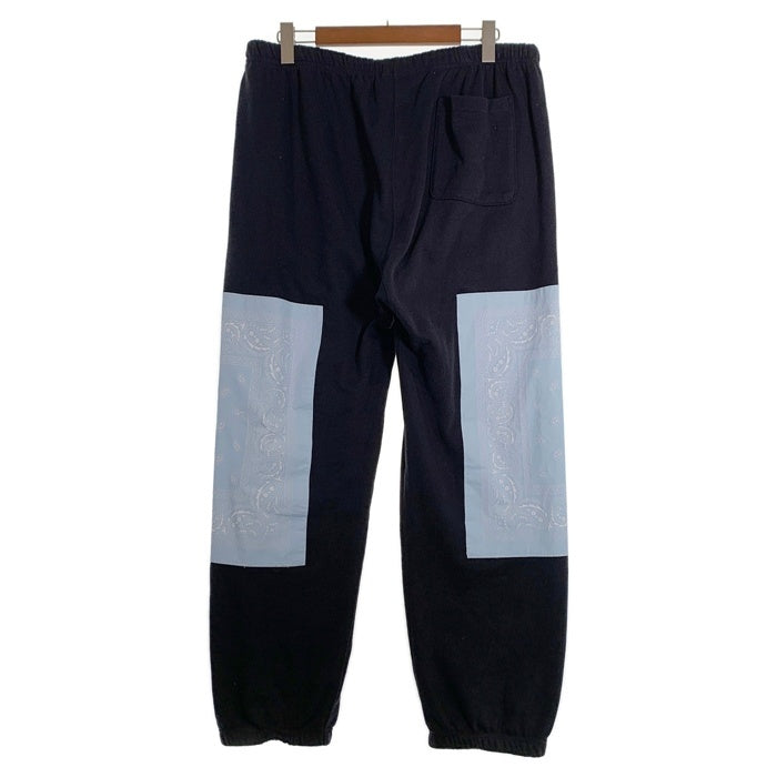 SUPREME シュプリーム THE NORTH FACE ノースフェイス 22SS TREKKING BANDANA SWEATPANT ノースフェイス トレッキング バンダナ スウェットパンツ ブラック NB02210I Size XL 福生店