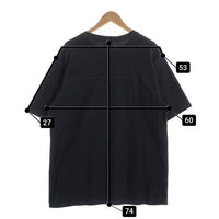STUSSY ステューシー Reverse Terry Football 刺繡ロゴ フットボールTシャツ ブラック 1140005 Size XL 福生店