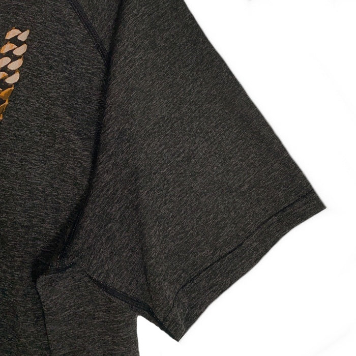 ADIDAS アディダス マイアミ大学 カレッジロゴ 半袖 Tシャツ チャコール Size 2XL 福生店