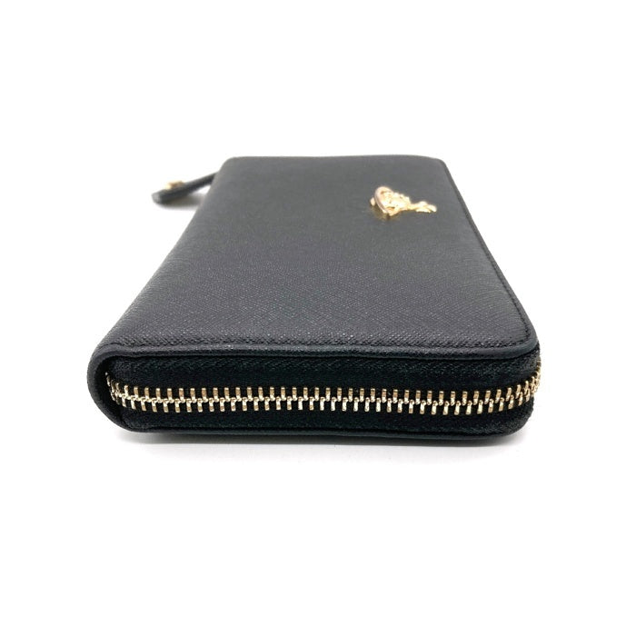 Vivienne Westwood ヴィヴィアンウエストウッド ラウンドジップ長財布 オーブ 箱付き ブラック 瑞穂店