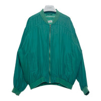 ジップアップ リブブルゾン グリーン Size L 瑞穂店