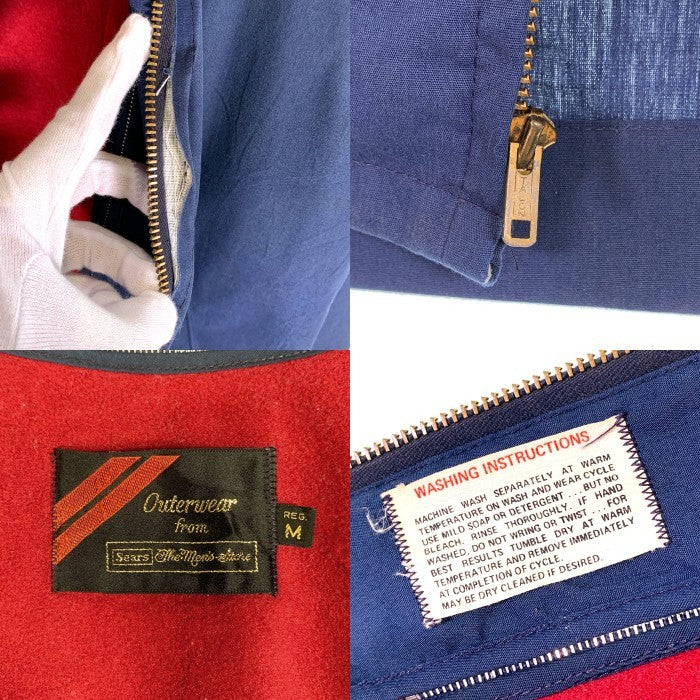 70's 80's Sears シアーズ outerwear アウターウェアー TALONジップ ドリズラー ジャケット ネイビー Size M 福生店