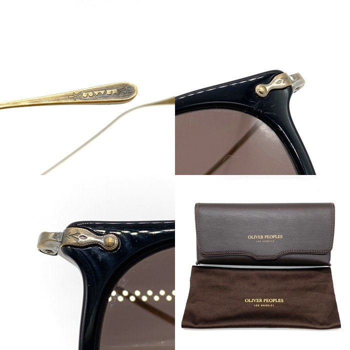 OLIVER PEOPLES オリバーピープルズ Brayton ブレイトン ボストンウェリントン サングラス チタンフレーム ブラック ゴールド 福生店